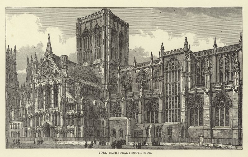 York-i katedrális, déli oldal alkotó: English School