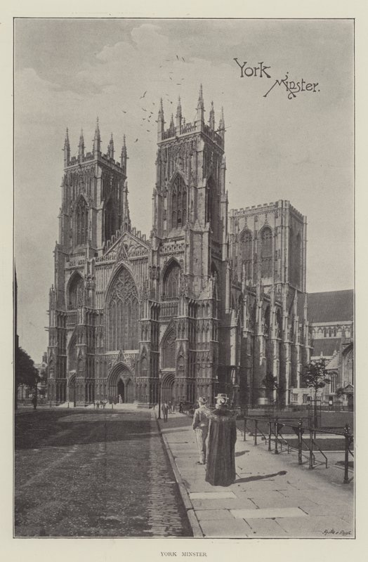 York Minster (litho) alkotó: English School