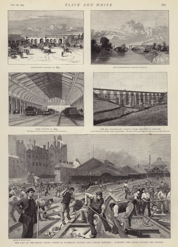 The Great Western Railway (GWR) (litho) alkotó: Enoch Ward