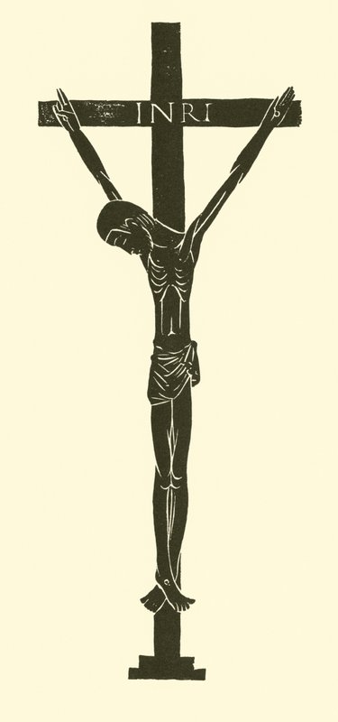 Feszület alkotó: Eric Gill