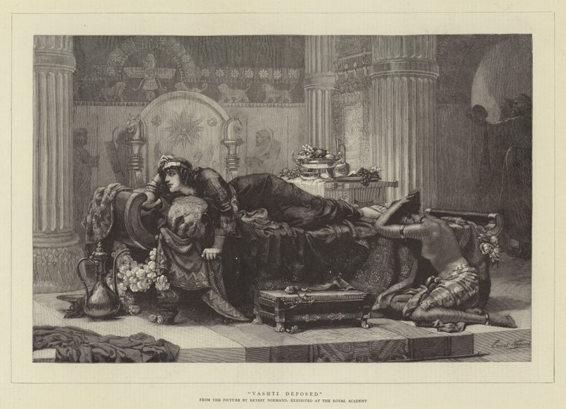 Vashti Deposed alkotó: Ernest Normand