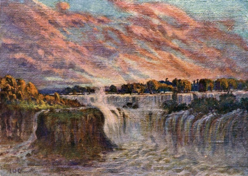 Az Iguazu-vízesés alkotó: Ernest William Christmas