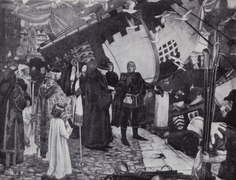 Olasz származású angol felfedező, John Cabot, aki felfedezte az észak-amerikai tengerpartot alkotó: Ernest (after) Board