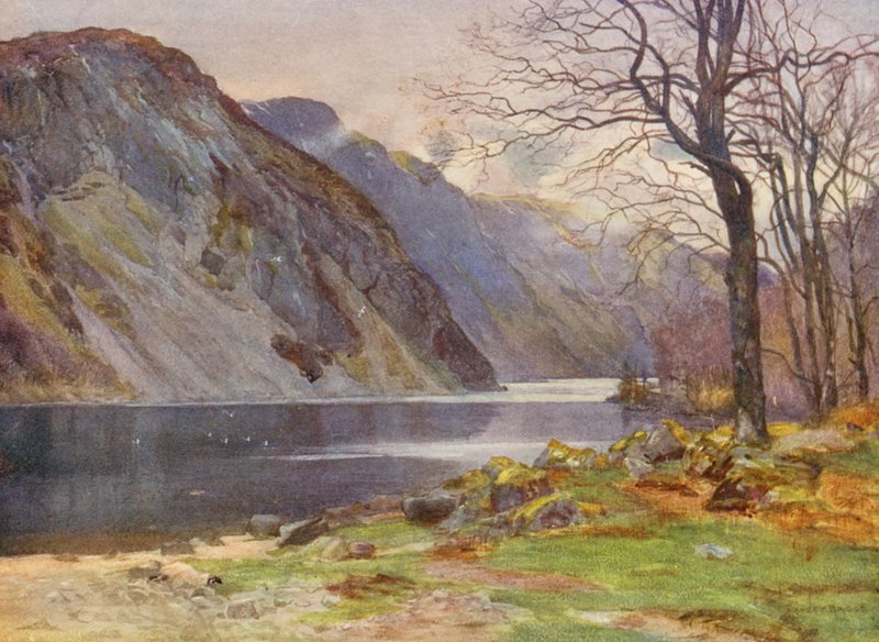 A Brander-hágó (színes litográfia) alkotó: Ernest Edward Briggs