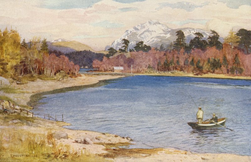 A szűkület Innischonannál (színes litográfia) alkotó: Ernest Edward Briggs