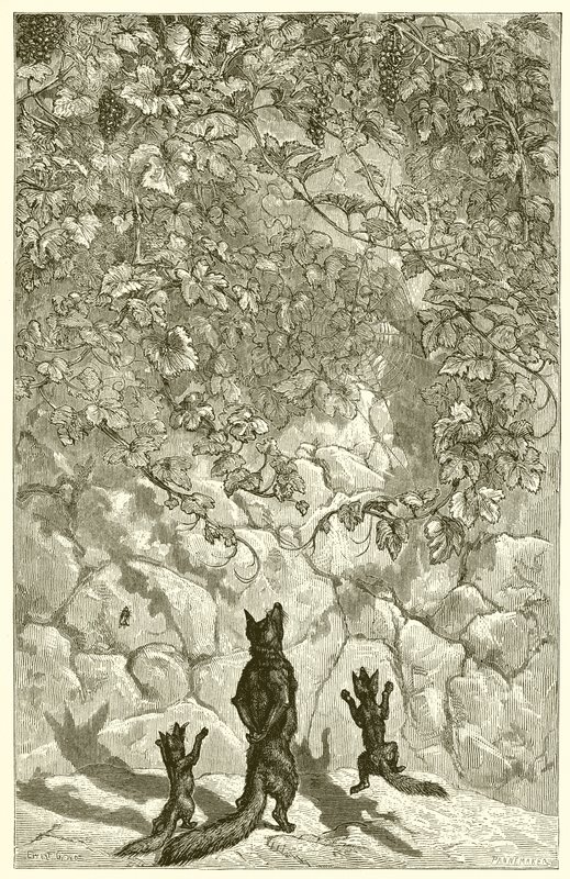 A róka és a szőlő alkotó: Ernest Henry Griset