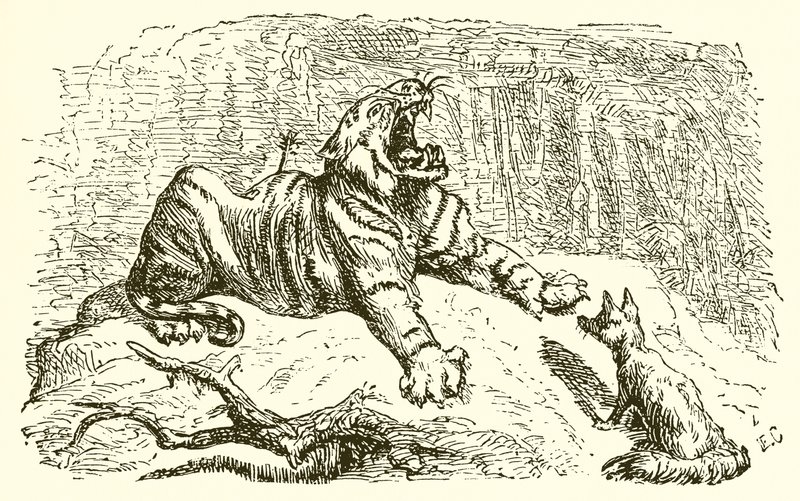 A róka és a tigris alkotó: Ernest Henry Griset