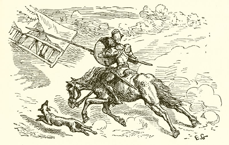 A lovag és töltője alkotó: Ernest Henry Griset