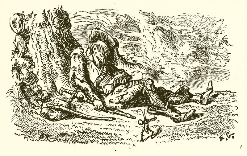 A sáskák és a szöcske alkotó: Ernest Henry Griset