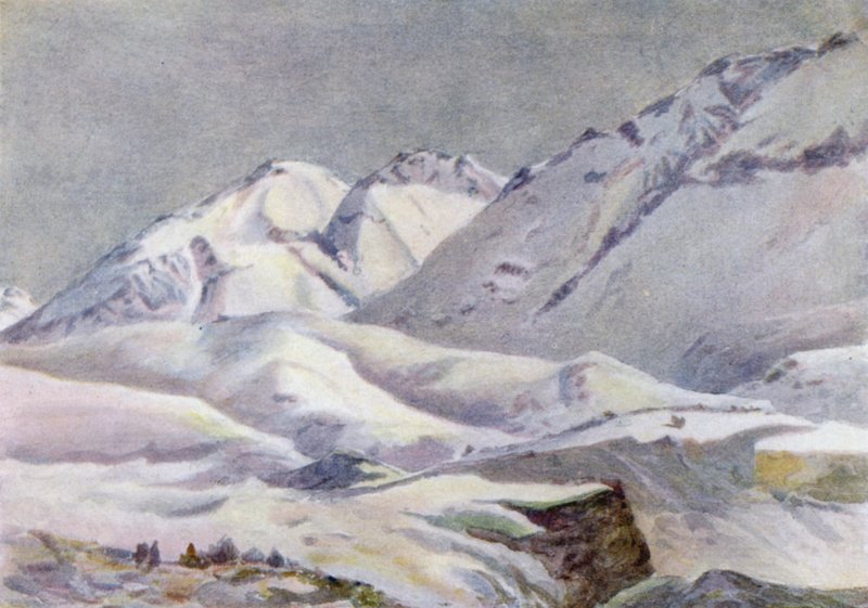 Sierra Navarro, a Hotel Puente del Incától alkotó: Ernest William Christmas
