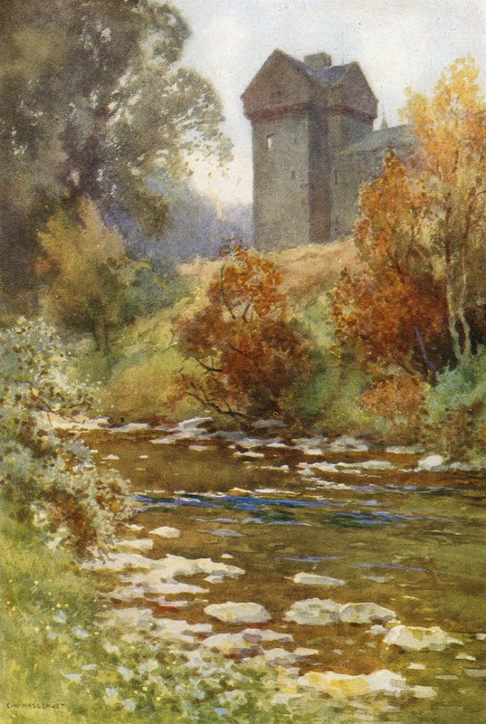 Branxholm-torony (színes litó) alkotó: Ernest William Haslehust