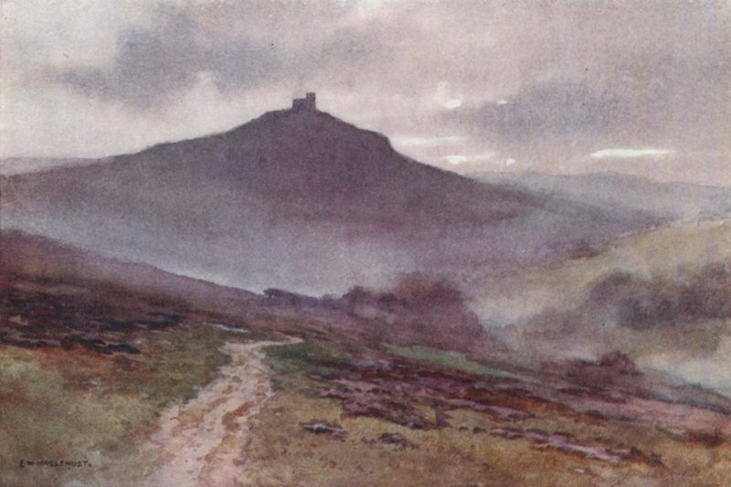 Brent Tor (színes litó) alkotó: Ernest William Haslehust