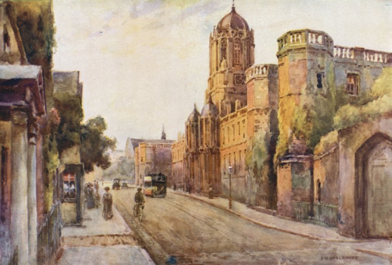 Krisztus templom (színes litó) alkotó: Ernest William Haslehust