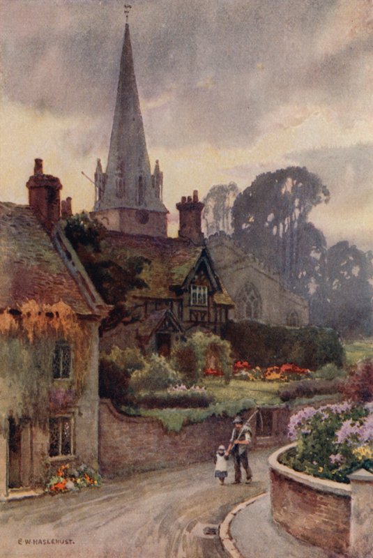 Edwinstowe (színes litó) alkotó: Ernest William Haslehust