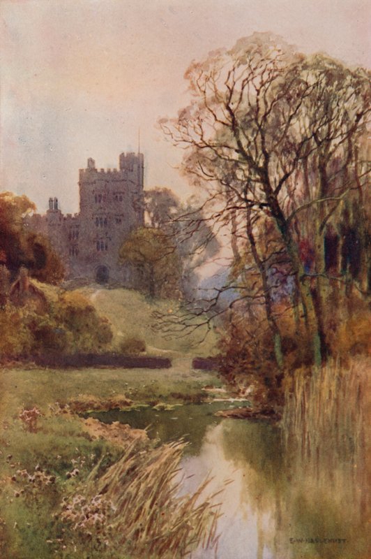 Haddon Hall (színes litó) alkotó: Ernest William Haslehust