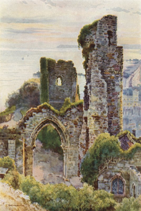 Hastings kastély (színes litó) alkotó: Ernest William Haslehust