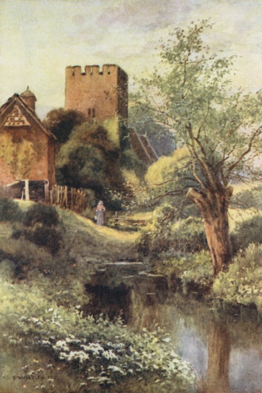 Monnington templom (színes litó) alkotó: Ernest William Haslehust