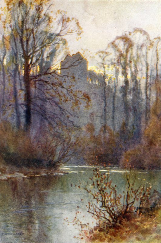 Newark Tower (színes litho) alkotó: Ernest William Haslehust