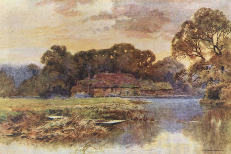 Pangbourne (színes litó) alkotó: Ernest William Haslehust