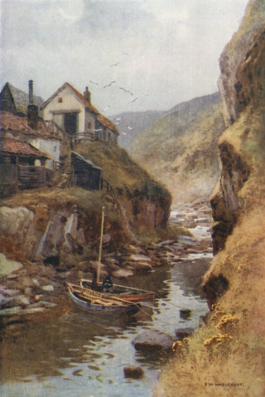 Scalby Beck (színes litó) alkotó: Ernest William Haslehust