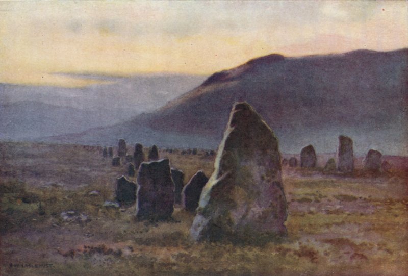 Stone Avenue, Merrivale közelében (színes litó) alkotó: Ernest William Haslehust