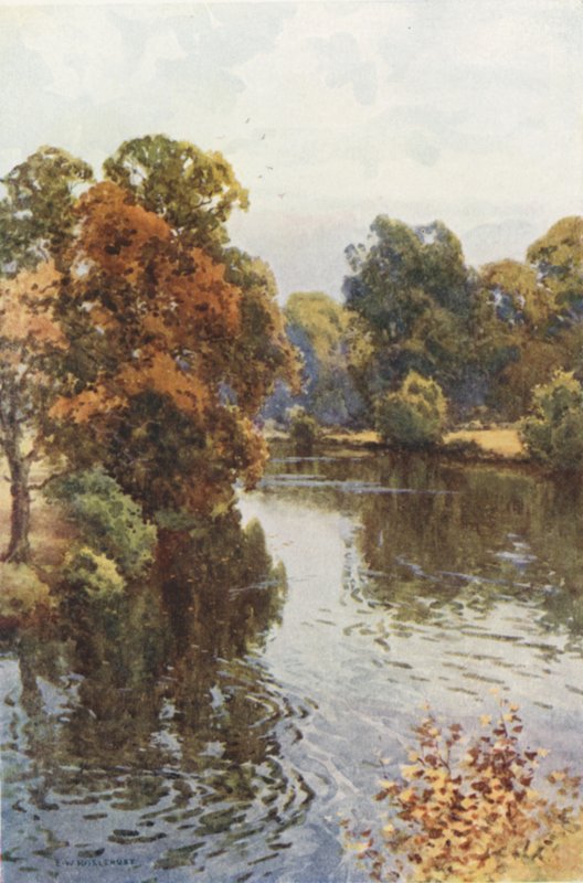 The Dee at Eaton (színes litó) alkotó: Ernest William Haslehust