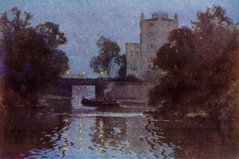"Velence Londonban", Paddington (színes litho) alkotó: Ernest William Haslehust