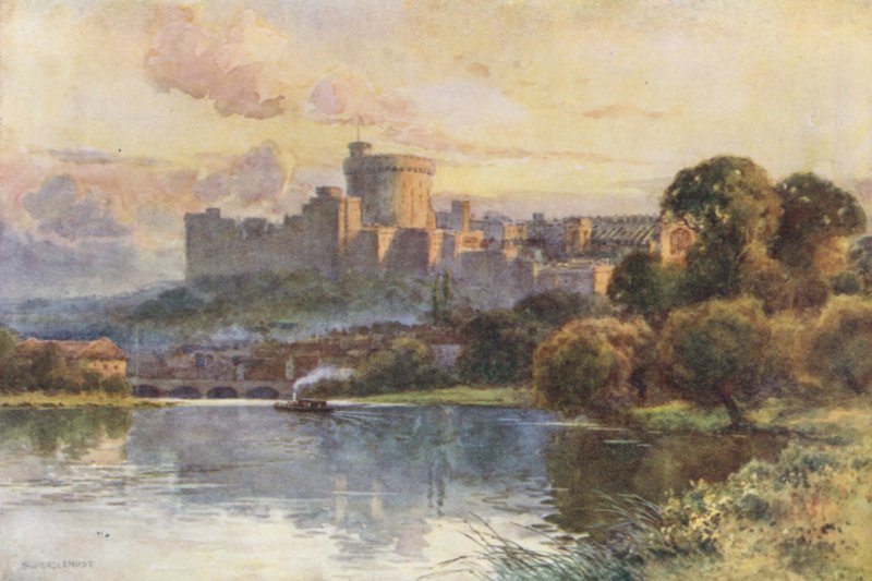 Windsor (színes litho) alkotó: Ernest William Haslehust