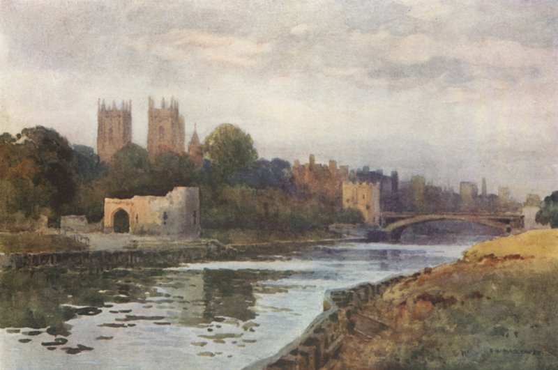York az Ouse-ból (színes litó) alkotó: Ernest William Haslehust