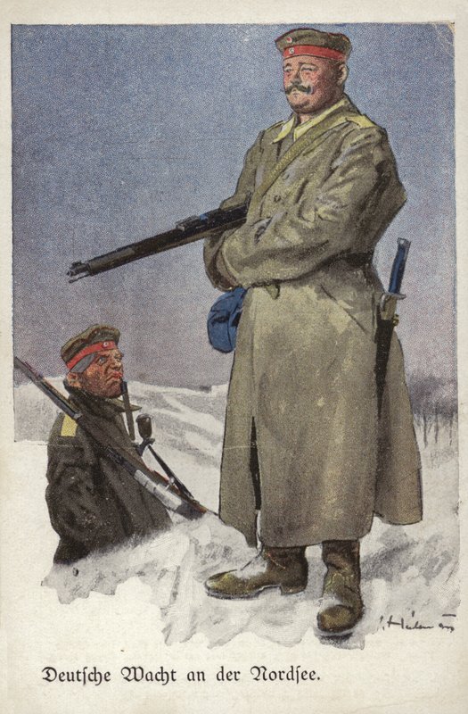 Német óra az Északi-tengeren, I. világháború alkotó: Ernst Heilemann