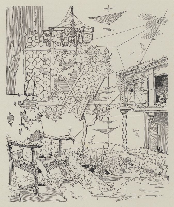 Jelenet a La Dame de Gai-Fredonból, Quatrelles (Ernest L