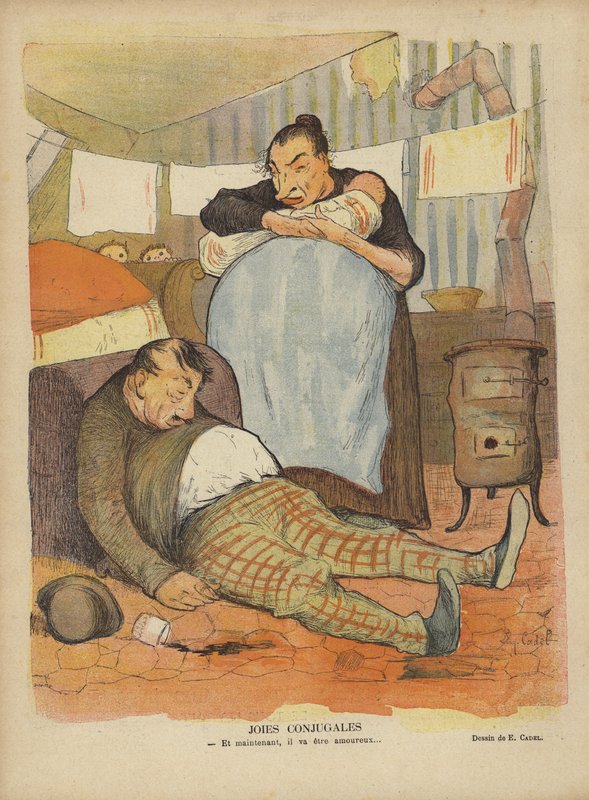 Illusztráció Le Rire alkotó: Eugene Cadel