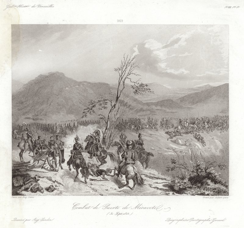 Puerto de Miravete-i harc alkotó: Eugene Louis Lami