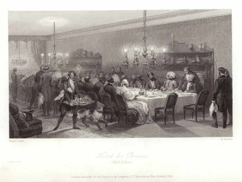 Hotel des Princes alkotó: Eugene Louis Lami