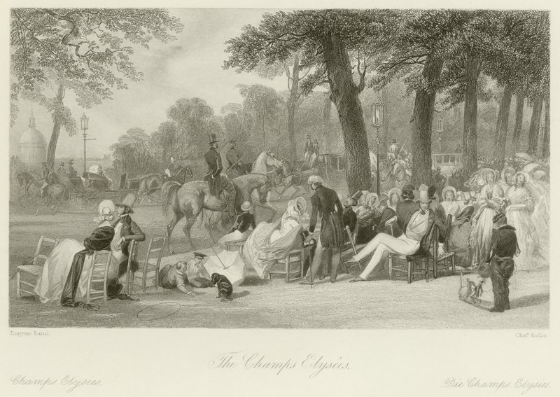 A Champs Elysees alkotó: Eugene Louis Lami