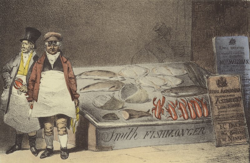 Halkereskedő alkotó: Eugene Louis after Lami