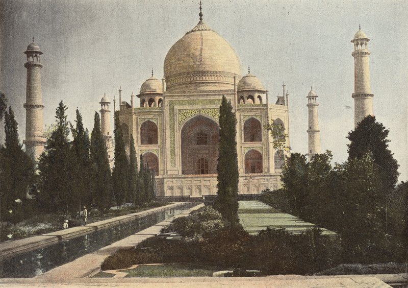 Agra, A Tady Mahal és a szökőkút alkotó: European Photographer