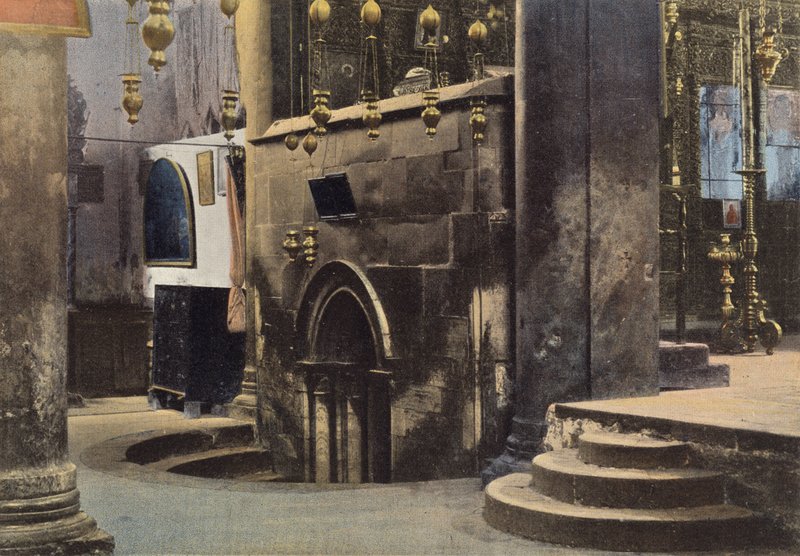 Betlehem, a Születés barlangjának bejárata alkotó: European Photographer
