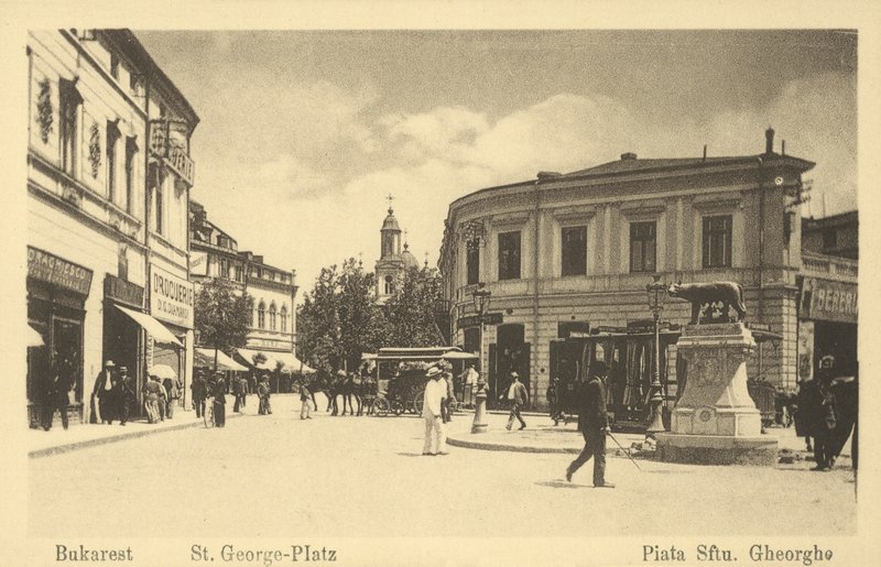 Bukarest, St George Platz, Szent György tér alkotó: European Photographer