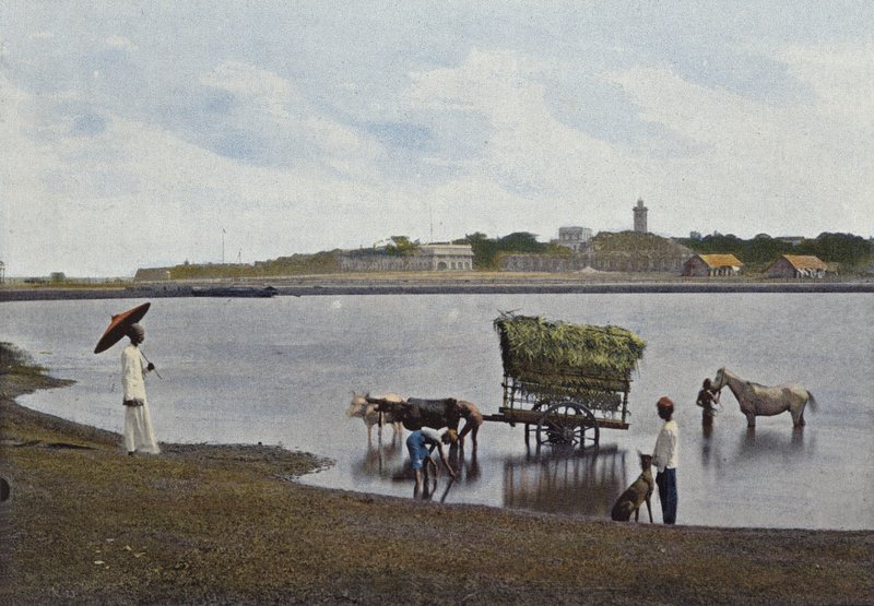 Ceylon, Találgatás Colombo előtt alkotó: European Photographer