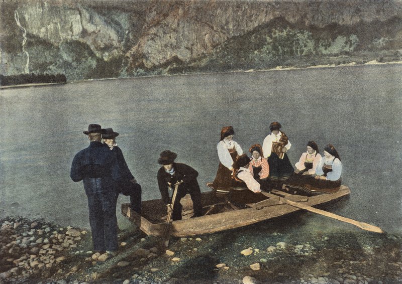 Kosztümök Norvegiens, Province De Saetersdalen alkotó: European Photographer