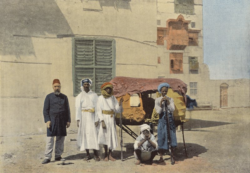 Jeddah, Palanquin Mekkai zarándokoknak alkotó: European Photographer