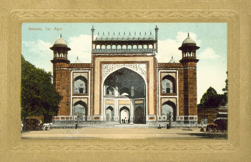 Gateway, Taj Mahal, Agra, India alkotó: European Photographer