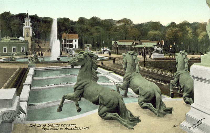 Grand Terrasse, Brüsszeli Kiállítás, 1910 alkotó: European Photographer