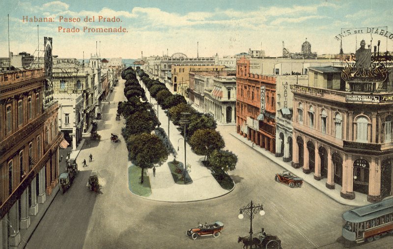 Havanna, Kuba, Paseo De Prado, Prado sétány alkotó: European Photographer