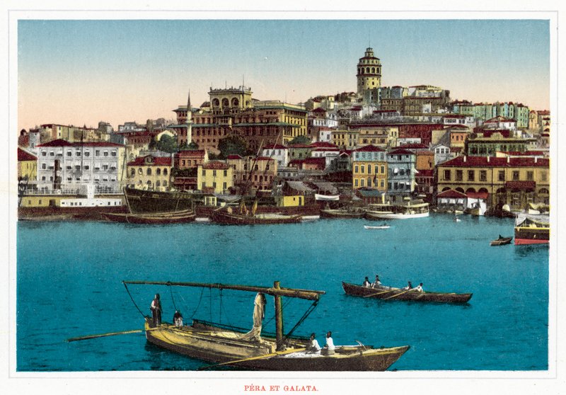 Pera Et Galata (colour photo) alkotó: European Photographer