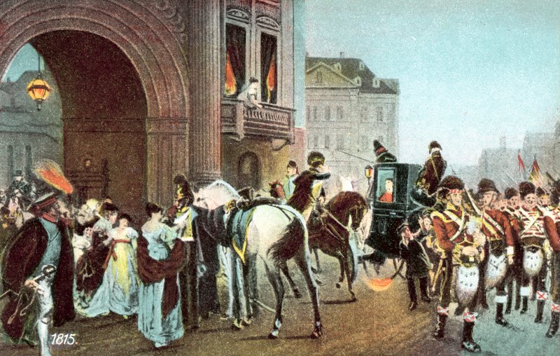 1815, 1815. június 16., a bál vége alkotó: European School
