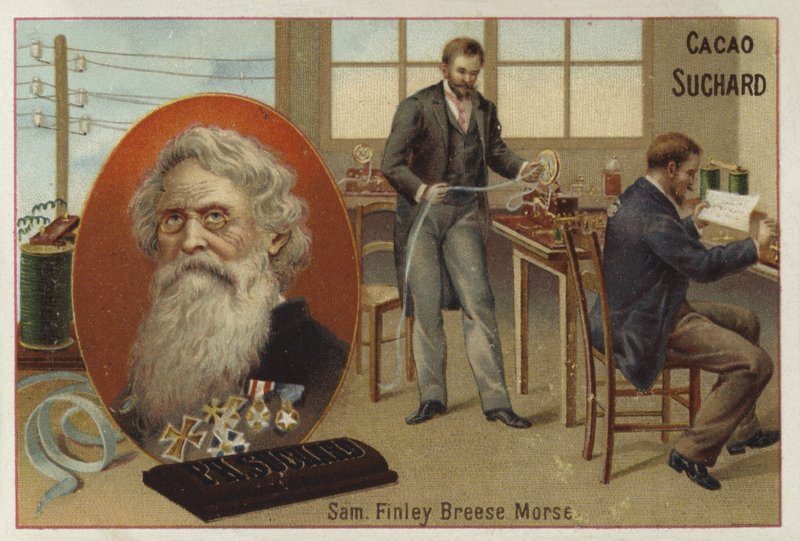 Samuel Morse amerikai feltaláló és távirati úttörő alkotó: European School