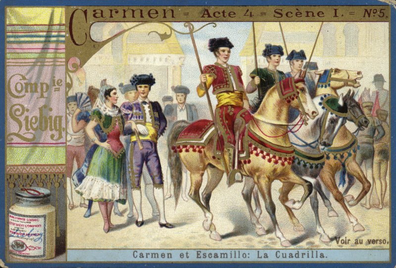 Jelenet a Carmenből, Georges Bizet alkotó: European School