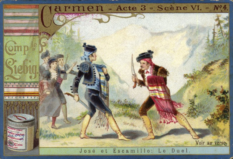 Jelenet a Carmenből, Georges Bizet alkotó: European School